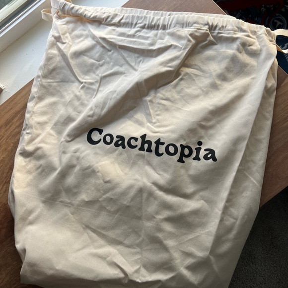 Coachtopia Alter/Ego Black Leather Checkerboard Hobo Bag - Picture 5 of 5